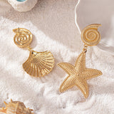 Idyllia Starfish Stud Earrings