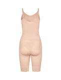 Honigfarbener Shapewear-Body – Staubrose