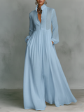 Elegant Romantic Vacation Maxi Dress
