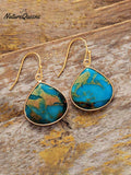 Vacation Bohemian Emperor Stone Drop Drop Earrings