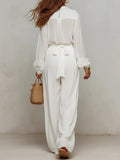 Women's Minimalist Cotton And Linen Set