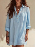 Simple Bohemian Vacation Style Dress