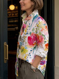 Women's Floral Print Casual Shirt