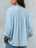 Women's Cotton-linen Textured Shirt