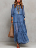 Women's Fashion Art Casual Stylish Long Sleeve Comfortable Dress