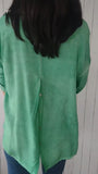 V-neck Mid-sleeve Comfortable Casual Top