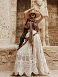 Retro Bohemian-Style Lace Skirt