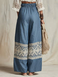 Women's Retro Ethnic Pattern Art Casual Stylish Cotton Linen Pants
