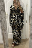 Women's Designer Batwing Sleeve Mid-length Dress