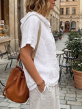 Women's Casual Linen Short-sleeve Shirt
