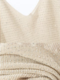 Stylish, Sparkling Rhinestone Knit Vest