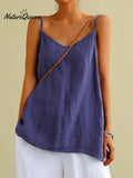 New Cotton and Linen Camisoles for Women In Summer